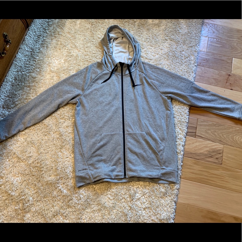 NIKE MEN’S ZIP UP HOODED SWEATSHIRT SIZE XL